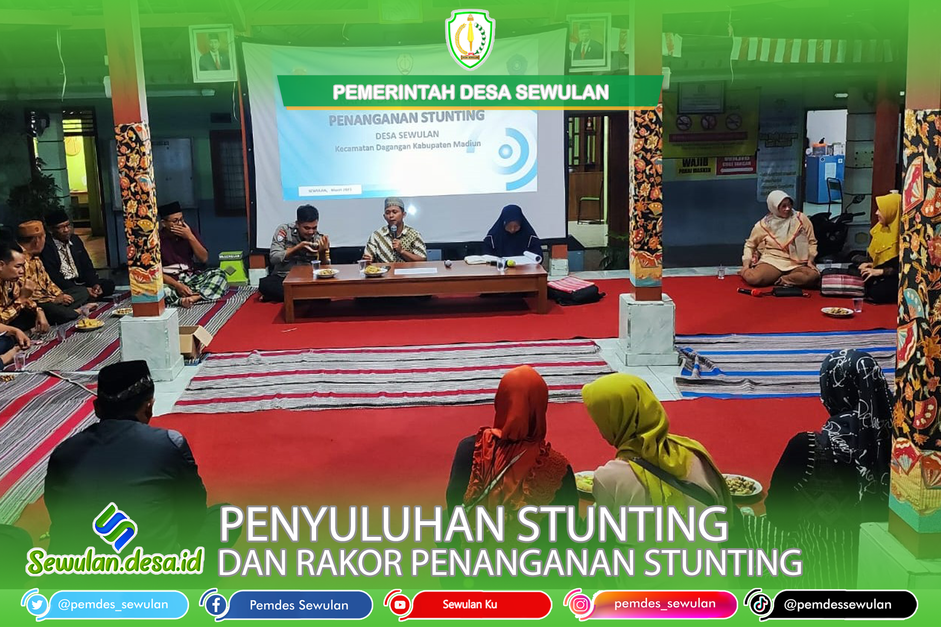 RAKOR PENCEGAHAN STUNTING DESA SEWULAN - Desa Sewulan